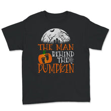 Load image into Gallery viewer, Halloween Costume Shirt, The Man Behind The Pumpkin, Halloween

