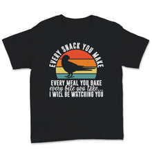 Load image into Gallery viewer, Sun Conure Shirt, Conure Mom Gift, Vintage Every Snack You Make Meal

