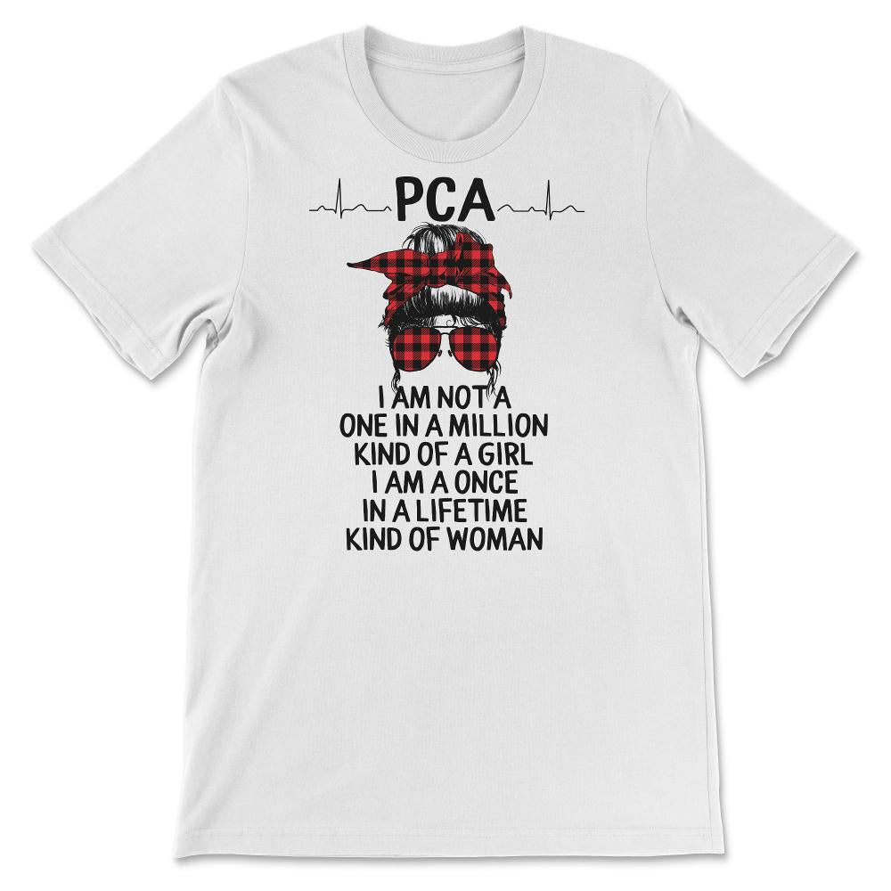 PCA Shirts for Women, Nurses Week, Nursing School Tee, Buffalo Plaid,