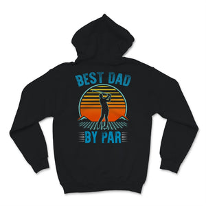 Best Dad By Par Golf Player Sport Lover Vintage Father's Day Gift for