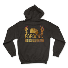 Load image into Gallery viewer, Mens Papacito Mexican Sombrero Cinco de Mayo Gift for Dad Father Papa - Hoodie - Black
