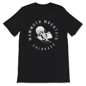 Mammoth Mountain Colorado Shirt, Graphic Ski Equipment Tee,