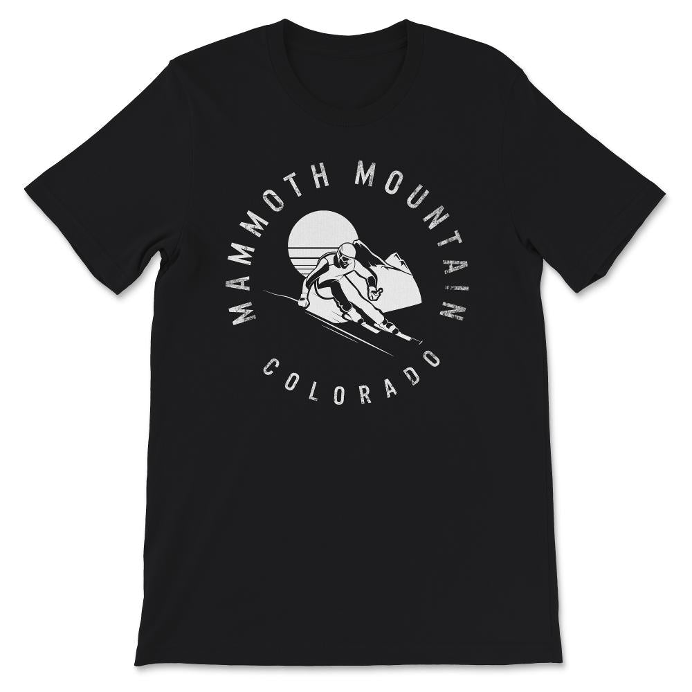 Mammoth Mountain Colorado Shirt, Graphic Ski Equipment Tee,