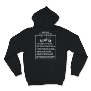 Motard Tshirt La Moto Commandements Cadeau Pour Hommes Petit Ami Père