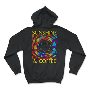 Sunshine and Coffee Shirt, Summer Shirts For Women, Positivity - Hoodie - Black