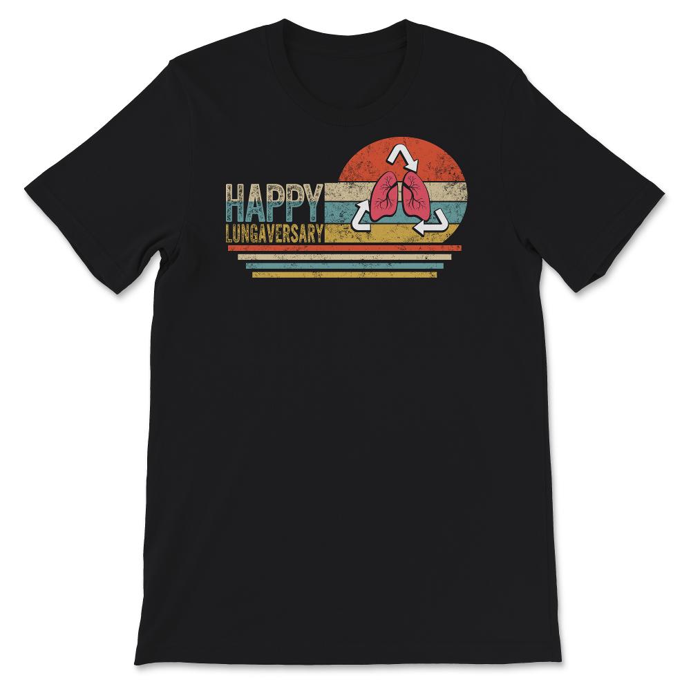 Lung Cancer Awareness Shirt, Happy Lungaversary, Lung Cancer White