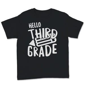Hello Third Grade Student Teacher Back To School Pencil Gift For