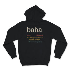 Mens Baba Shirt, Fathers Day Gift From Wife, Vintage Baba Definition