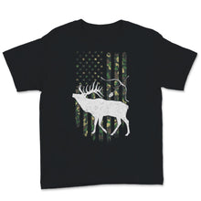 Load image into Gallery viewer, Elk Hunting Vintage USA American Flag Military Pattern Gift For Bow
