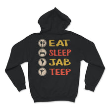 Load image into Gallery viewer, Muay Thai Shirt, Vintage Eat Sleep Jab Teep, MMA Fighter Gift,
