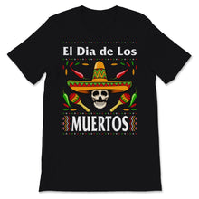 Load image into Gallery viewer, El Dia de Los Muertos Day of the Dead El Jefe Sugar Skull Mexican Hat
