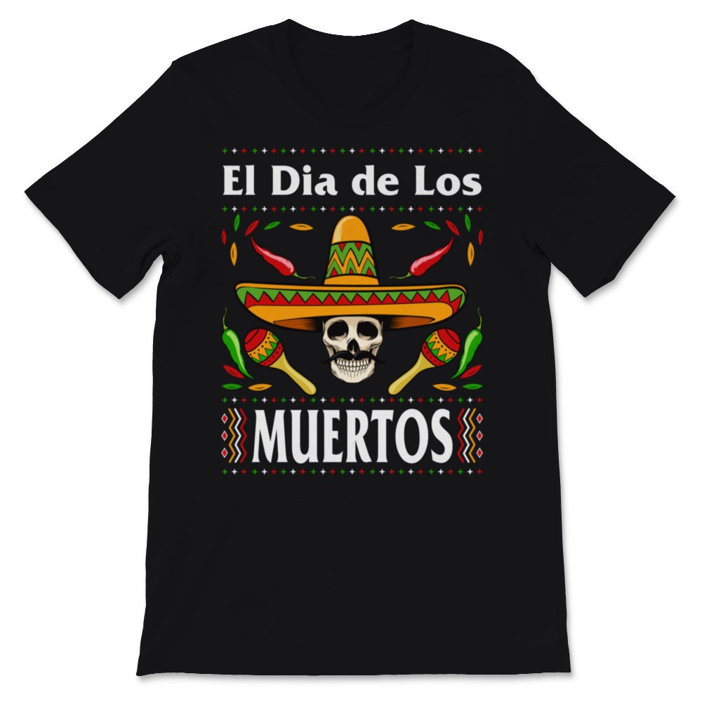 El Dia de Los Muertos Day of the Dead El Jefe Sugar Skull Mexican Hat