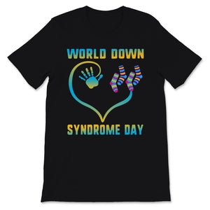 World Down Syndrome Day Awareness Socks Down Right Heart Love Perfect