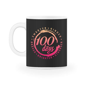100 Days Of School Shirt, Funny 100 Days Smarter, Kinder, Braver,