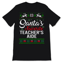 Load image into Gallery viewer, Santas Favorite Teacher&#39;s Aide Christmas Ugly Sweater
