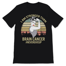 Load image into Gallery viewer, Vintage I Am Stronger Than Brain Cancer Glioblastoma Awareness Strong
