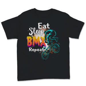 Eat Sleep BMX Repeat Shirt, BMX Bike Shirt, Fathers Day Gift From