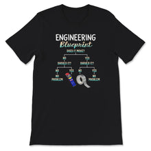 Load image into Gallery viewer, My Engineering Blueprint, Funny Engineer T-Shirt, Duct Tape
