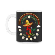 Load image into Gallery viewer, Cinco De Mayo Shirt, 5th De Mayo Down To Fiesta, May 5th Mexican - 11oz Mug - Black on White
