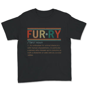 Furry Definition Shirt, Furry Costume Animal Character Gift,