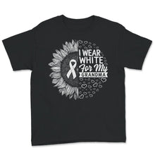 Load image into Gallery viewer, Lung Cancer Awareness Shirt, I Wear White For My Grandma, Lung Cancer
