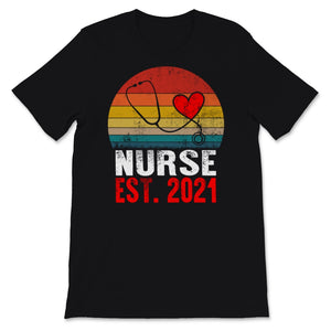 Future Nurse Shirt Est 2021 Nurse Week NICU NP CNA CMA STNA Nursing