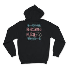 Load image into Gallery viewer, RN Nurse Shirt Registered Nurse Hippie Cute Stethoscope Heart

