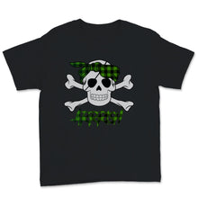 Load image into Gallery viewer, St Patrick&#39;s Day Arrrish Irish Pirate Fans Green Buffalo Plaid
