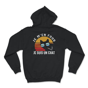 Chat Tee Shirt, Je M'en Fous Je Suis Un Chat, Mignon Chaton T-shirt