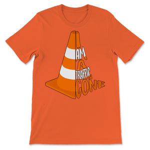 I Am A Traffic Cone Costume Easy Simple Halloween Costume Orange