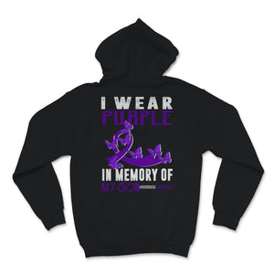 I Wear Purple In Memory Of My Son Overdose Awareness Butterfly Purple