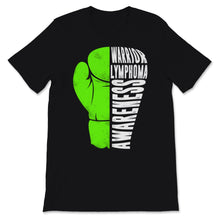 Load image into Gallery viewer, Non Hodgkins Lymphoma Warrior Boxing Gloves Ribbon Lime Green
