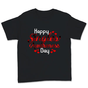 Happy Singles Awareness Day Buffalo Plaid Anti-Valentine's Day