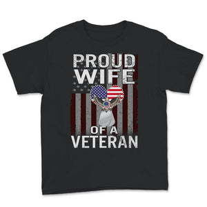 Veteran Shirt, Proud Wife Of A Veteran, Veteran Gift, Military