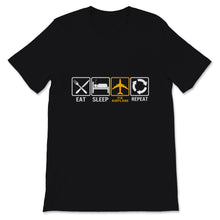 Load image into Gallery viewer, Aircraft Mechanic Shirt, Fathers Day Gifts, Vintage Eat Sleep Fix
