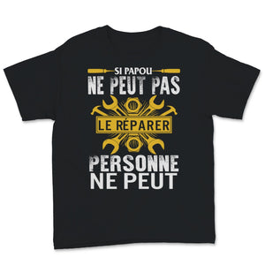 Papou bricolage tee shirt grand-pere homme humour cadeau anniversaire