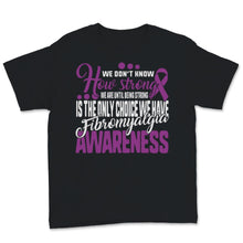 Load image into Gallery viewer, Fibromyalgia Awareness Being Strong Is The Only Choice Purple Ribbon
