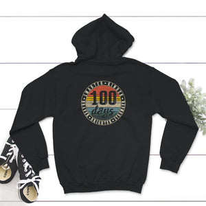 100 Days Of School Shirt, Funny 100 Days Smarter, Kinder, Braver,