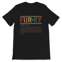 Load image into Gallery viewer, Furry Definition Shirt, Furry Costume Animal Character Gift,
