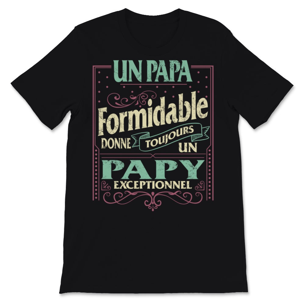 Papa papy t shirt cadeaux homme humour fete des peres tee shirt