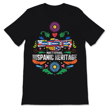 Load image into Gallery viewer, National Hispanic Heritage Month Vintage Hands Hispanic Countries
