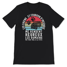 Load image into Gallery viewer, Pompier Tee Shirt Les Chiens Et Le Fourgon D&#39;incendie Me Rendent
