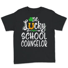 Load image into Gallery viewer, St Patricks Day Shirt, One Lucky School Counselor, Appreciation Gift,

