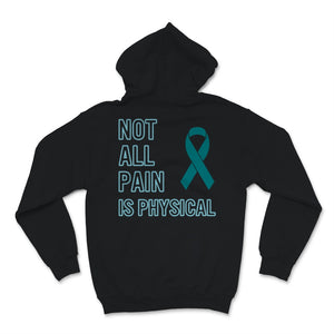 Not All Pain Is Physical PTSD Teal Awareness Ribbon Light Post