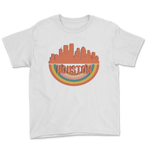 Houston Texas Skyline Shirt, Houston Texas Cityscape Watercolor Art