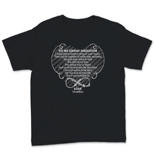 Load image into Gallery viewer, To My Grand Daughter Love Dramatic Support Heart Letter From Grandma
