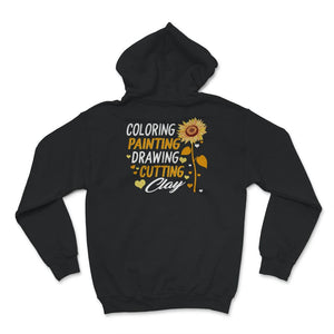 Art Teacher Shirt, Coloring Painting Drawing Cutting Clay, Artist