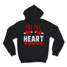 Load image into Gallery viewer, Valentines Day I&#39;m All Heart Shirt Gift Kids Boys Girls Two Hearts
