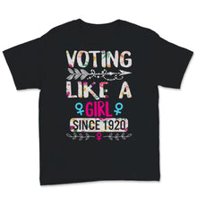 Load image into Gallery viewer, Voting like a Girl since 1920 19th Amendment Anniversary 100th Women
