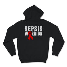 Load image into Gallery viewer, Sepsis Warrior Red Ribbon Awareness Faith Warrior Support Warrior Gift
